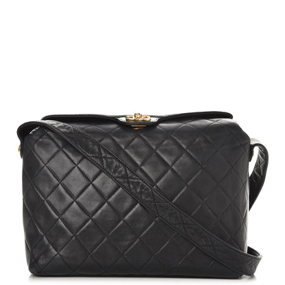 Chanel Lambskin Quilted Shoulder Bag Black 1 of 12