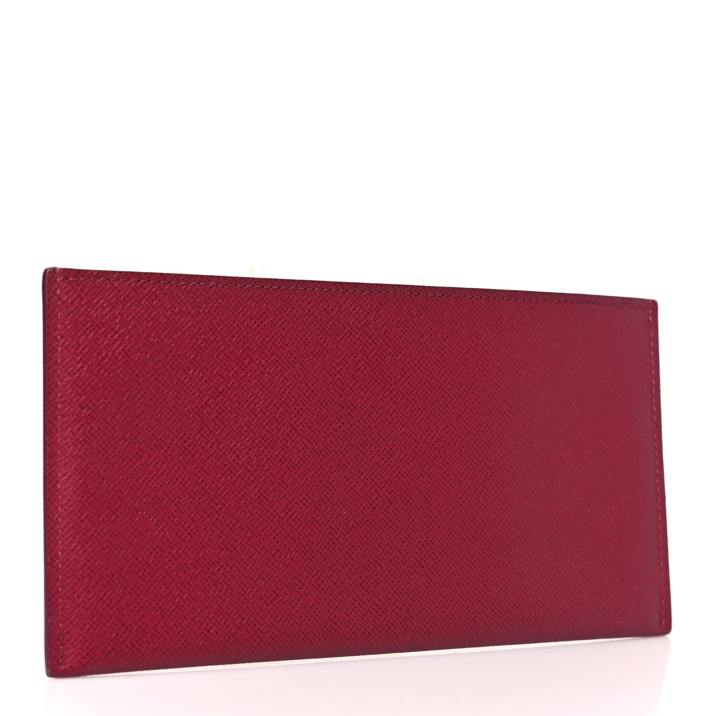 Calfskin Felicie Card Holder Insert Fuchsia