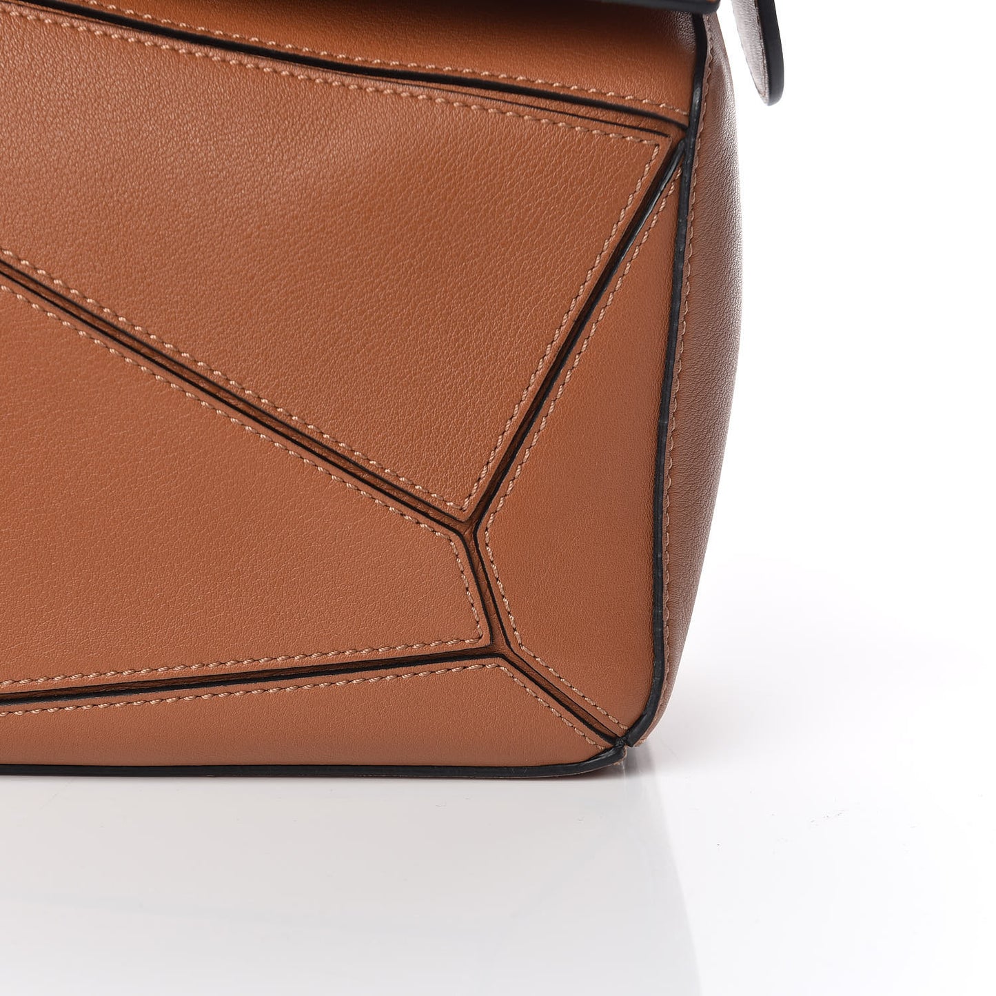 Calfskin Small Puzzle Bag Tan