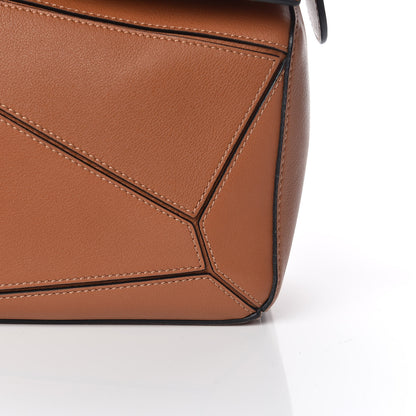 Loewe Calfskin Small Puzzle Bag Tan 9 of 9