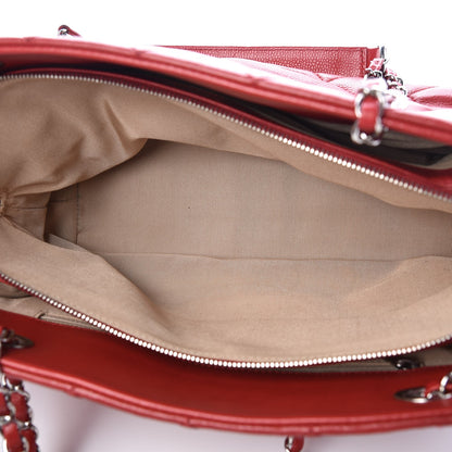 Chanel Caviar CC Timeless Tote Red 7 of 9