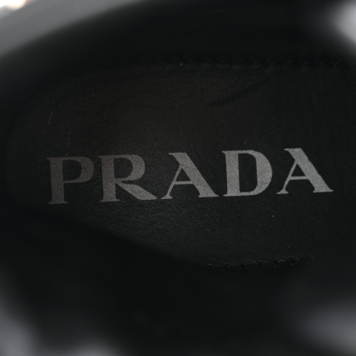 Prada Re-Nylon Gabardine Triangle Womens Wheel Pouch Pocket High Top Sneakers 39 Black 3 of 10