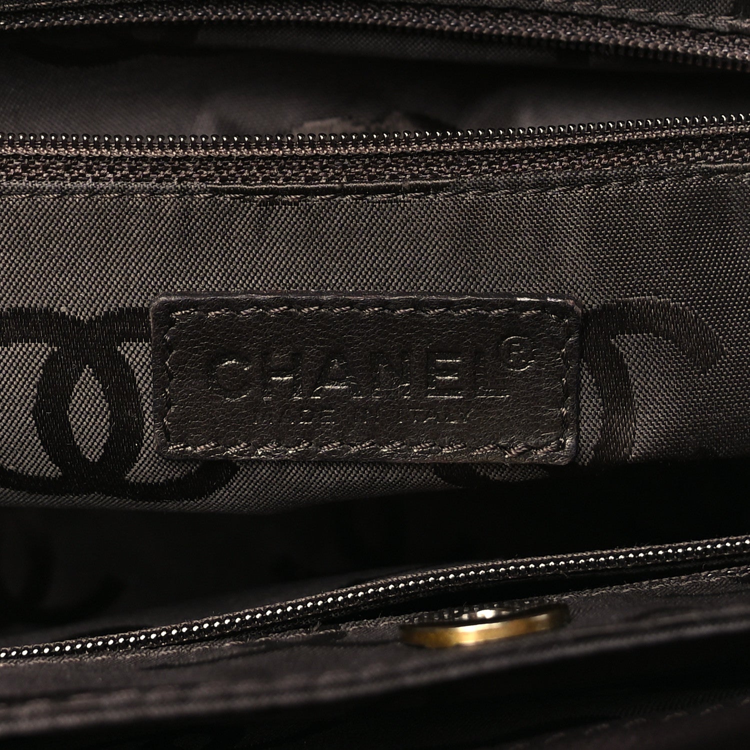Chanel Suede Caviar Stitched CC Shoulder Bag Brown 6 of 12