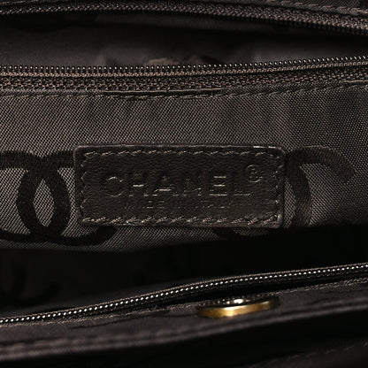 Chanel Suede Caviar Stitched CC Shoulder Bag Brown 6 of 12
