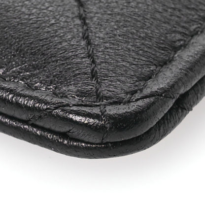 Chanel Lambskin Quilted Card Holder On Chain Black 11 of 12
