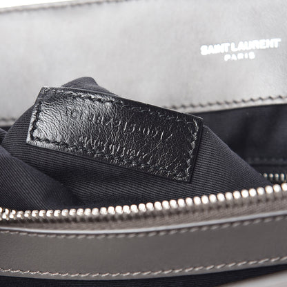 Saint Laurent Calfskin Y Quilted Monogram Large Loulou Chain Satchel Earth 9 of 10