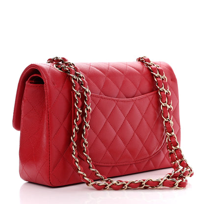 Chanel Caviar Quilted Small Double Flap Red 3 of 11