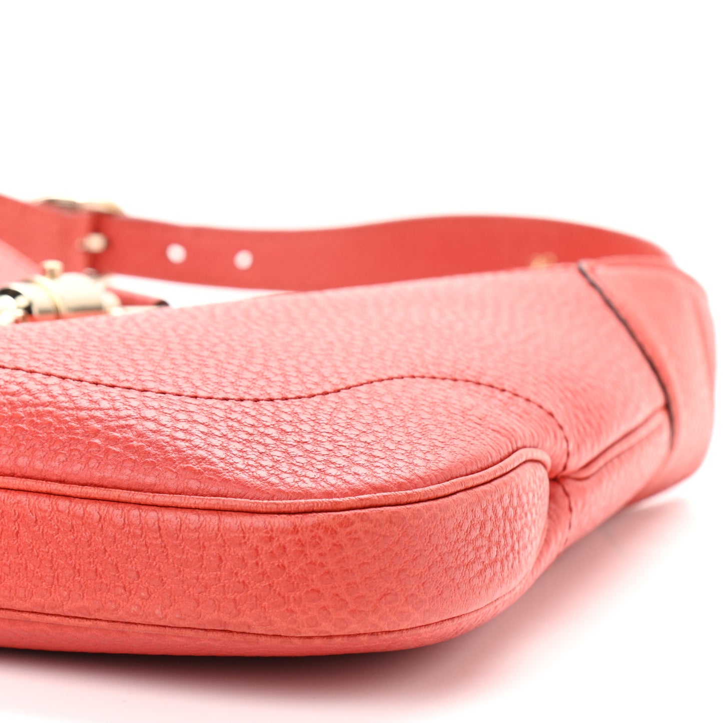 Calfskin Small Jackie O Hobo Dark Orange