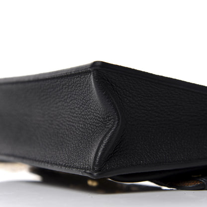 Louis Vuitton Damier Ebene Vavin Chain Wallet Black 7 of 10