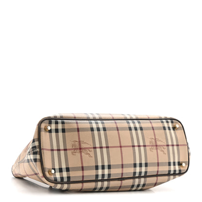 Burberry Haymarket Check Medium Regent Tote Chocolate 4 of 18