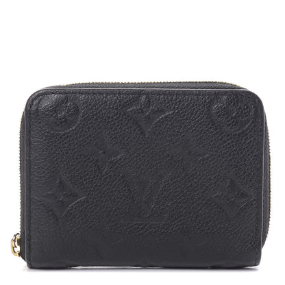 Louis Vuitton Empreinte Zippy Coin Purse Black 1 of 8