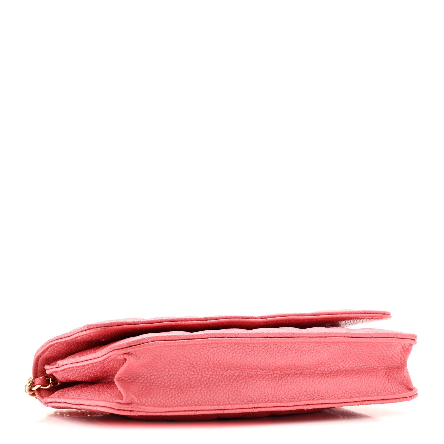 Chanel Caviar Quilted Wallet on Chain WOC Pink 4 of 13