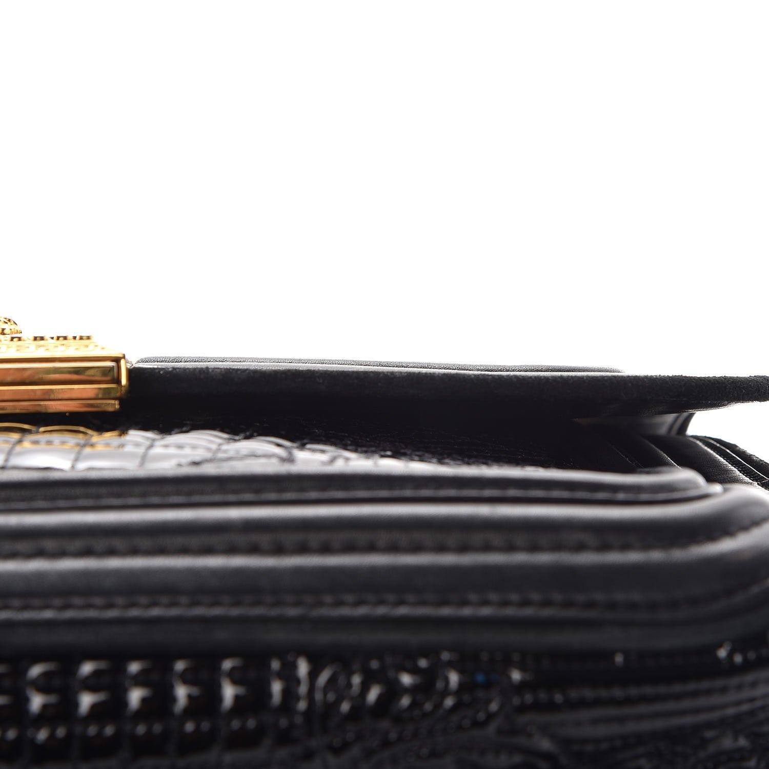 Versace Patent Vanitas Shoulder Bag Black 10 of 12