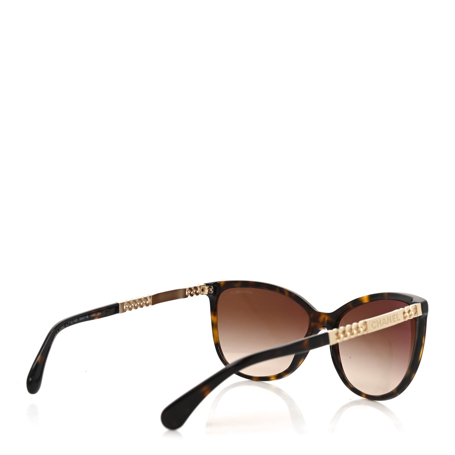 Chanel Chain Sunglasses 5352 Dark Tortoise 4 of 7