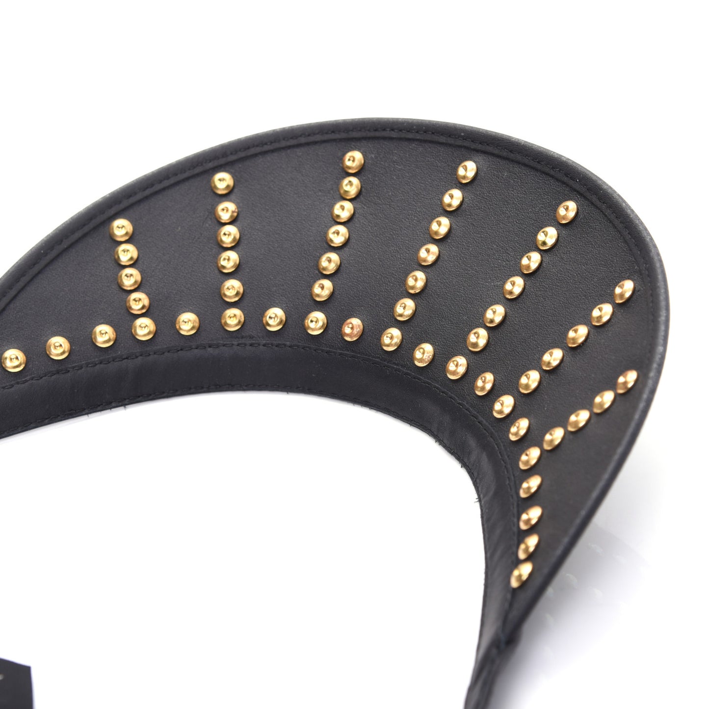 Lambskin Strass Sun Visor M Black