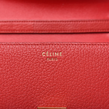 Celine Goatskin Medium Classic Box Flap Bag Carmin 7 of 14