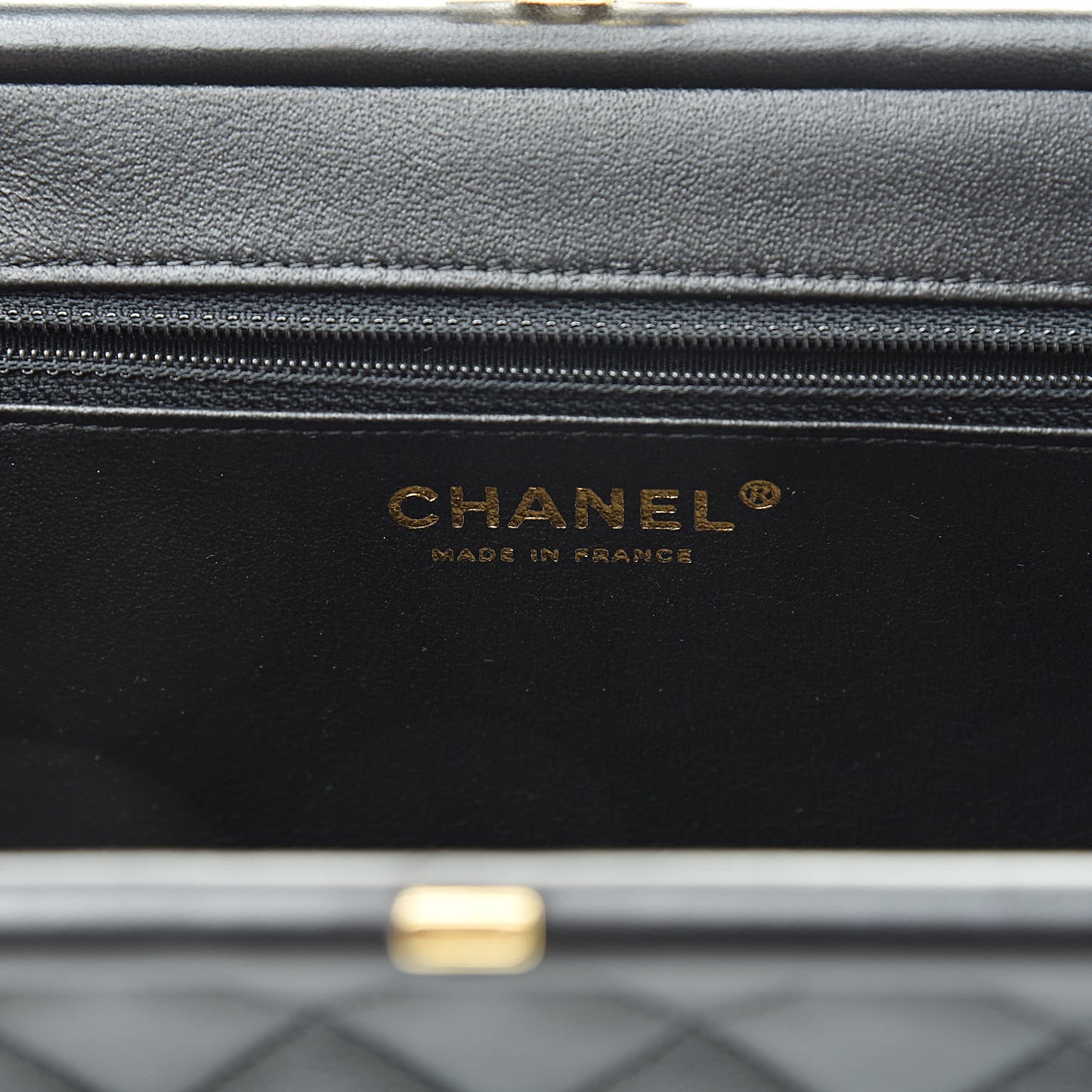 Lambskin Quilted Timeless Clutch Black