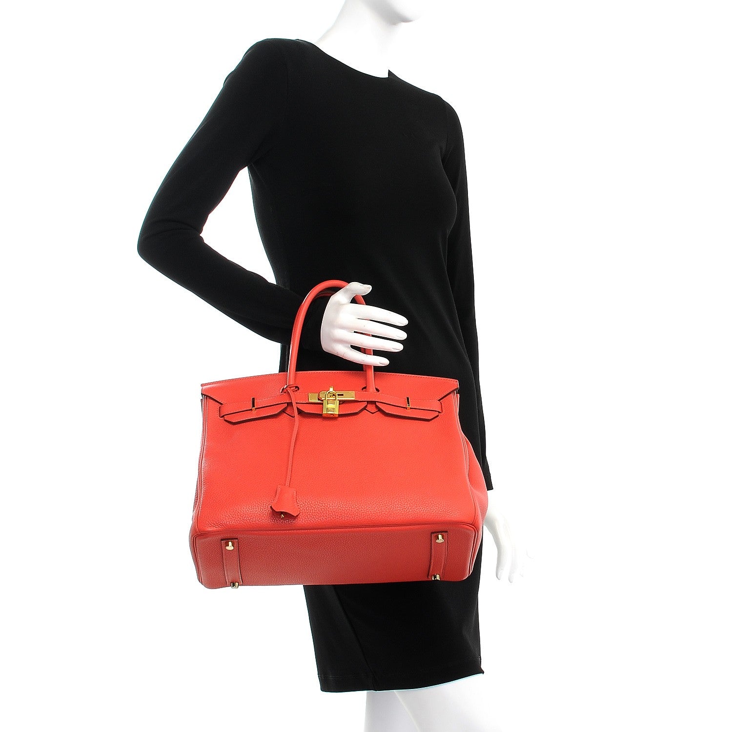 Hermes Togo Birkin 35 Rouge Pivoine 2 of 35