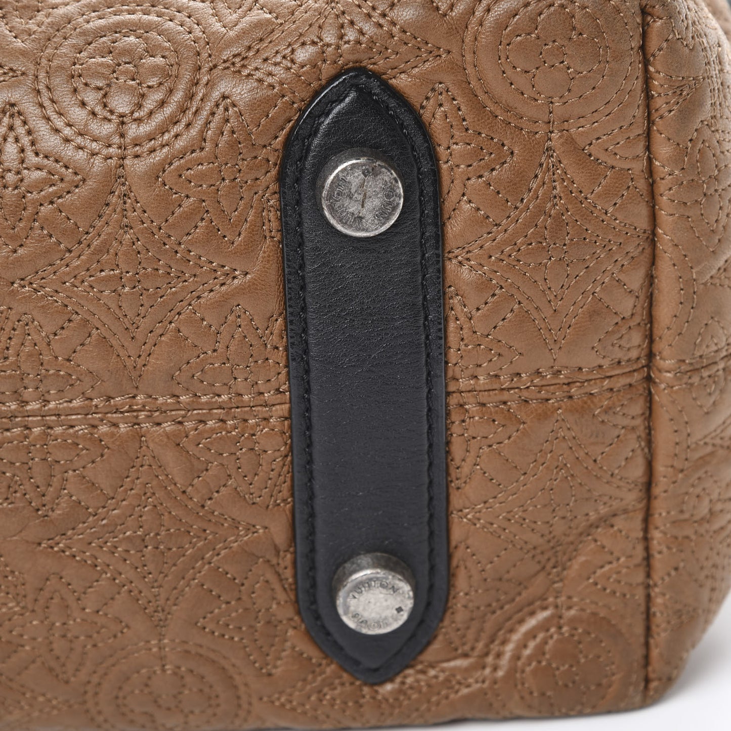 Lambskin Antheia Hobo PM Caramel