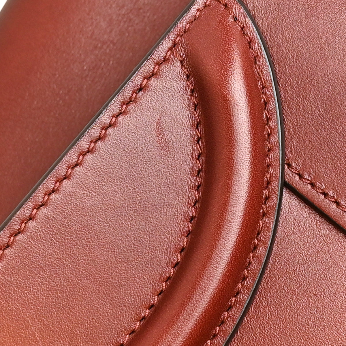 Smooth Calfskin Micro Luggage Burgundy