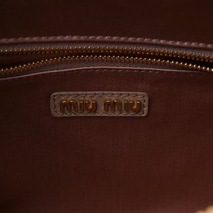 Miu Miu Nappa Matelasse Top Handle Bag Cammeo 5 of 8