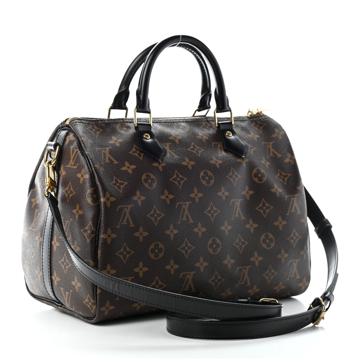 Louis Vuitton Monogram My World Tour Speedy Bandouliere 30 Black 2 of 11