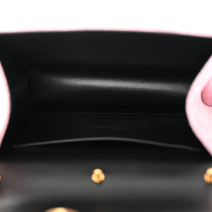 Dolce & Gabbana Velvet Small Devotion Envelope Top Handle Bag Pink 5 of 9