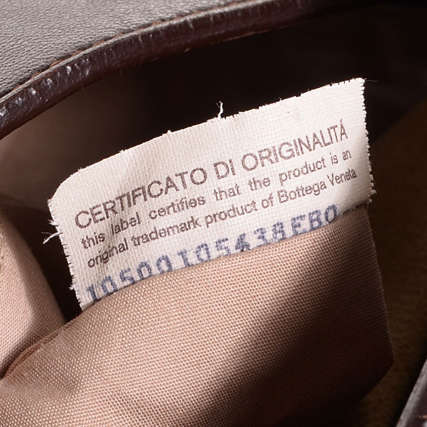 Nappa Intrecciato Small Hobo Nero Brown