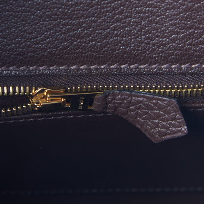 Hermes Togo Birkin 25 Chocolate 15 of 33