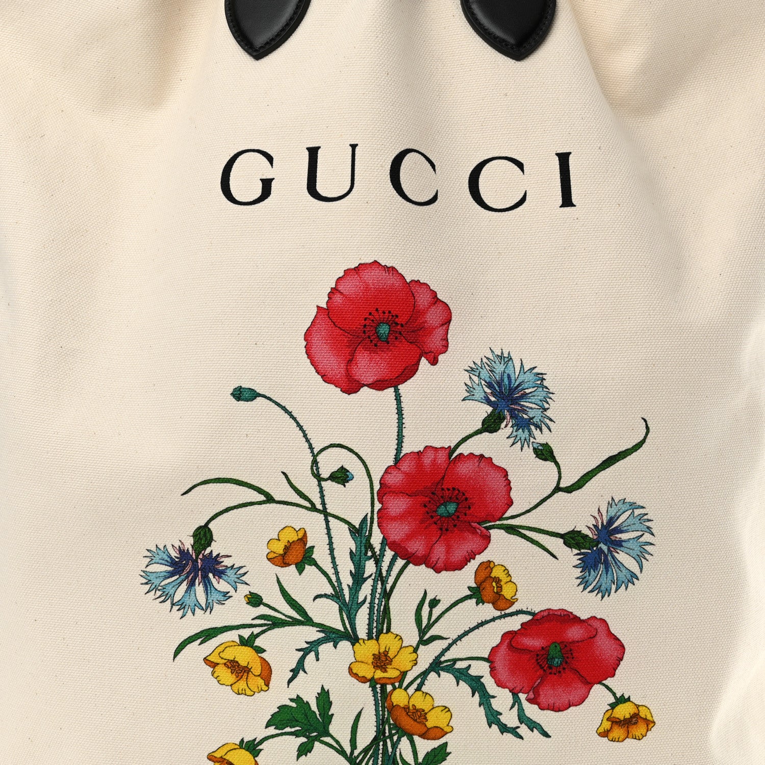 Gucci Canvas Chateau Marmont Drawstring Tote Beige 7 of 14