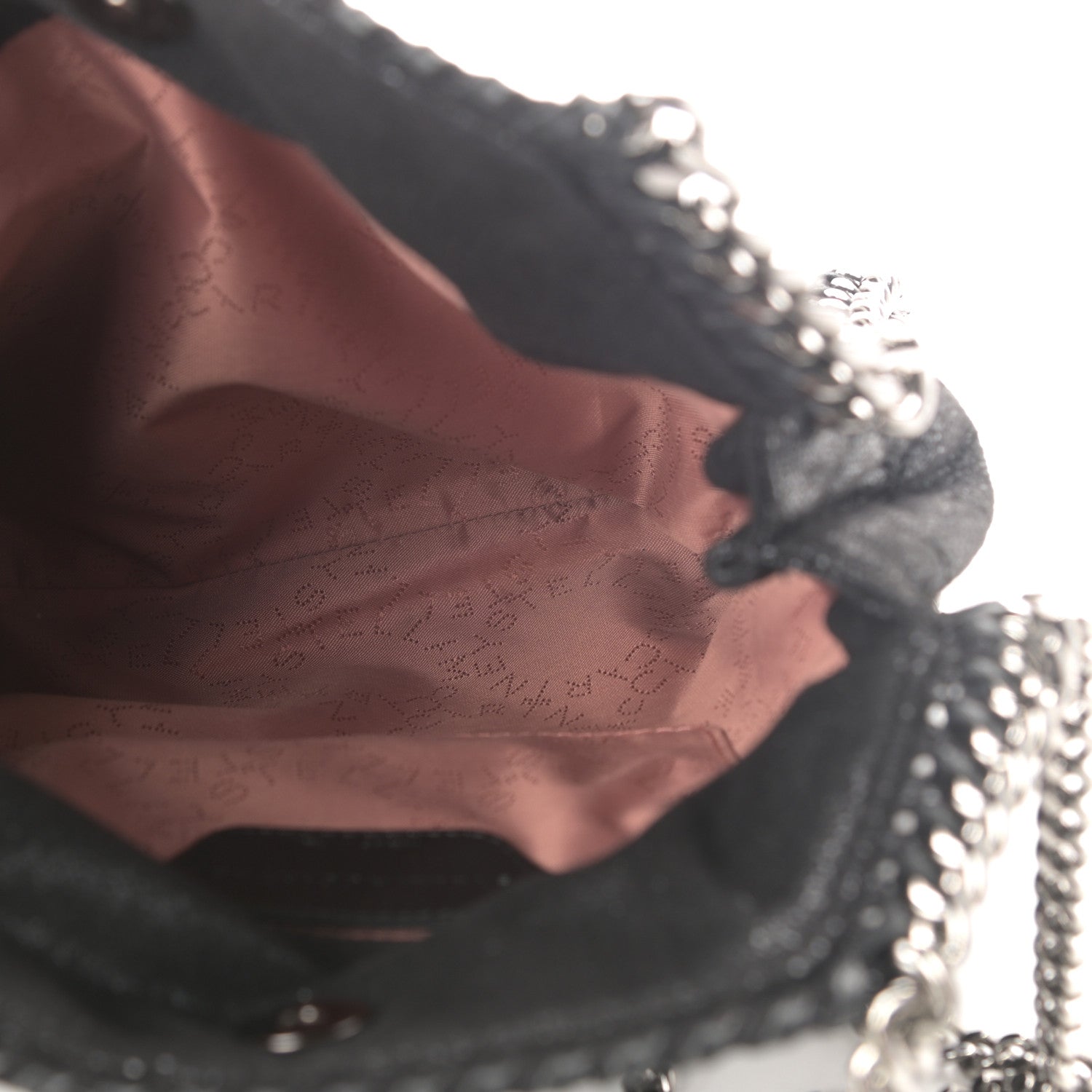 Stella McCartney Shaggy Deer Quilted Mini Falabella Tote Black 5 of 9