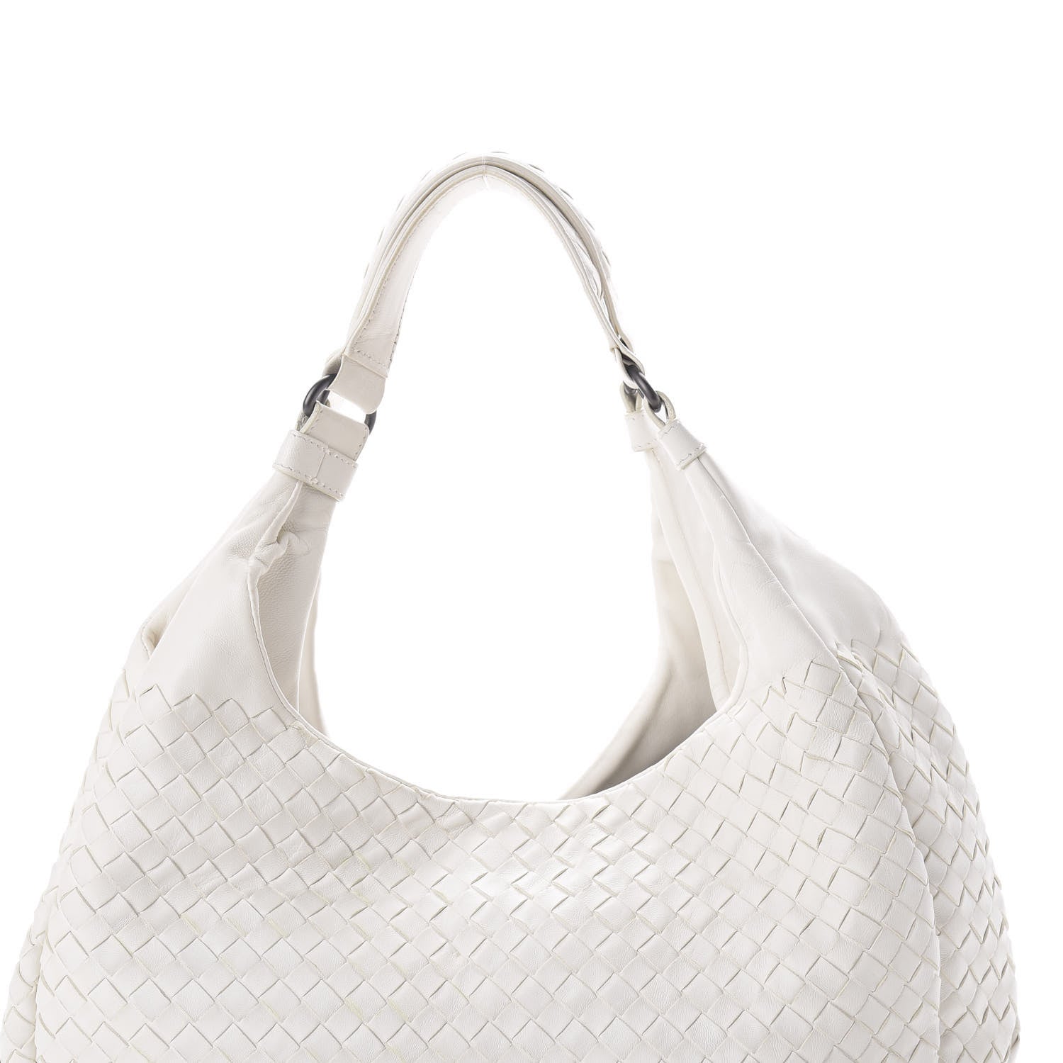 Bottega Veneta Nappa Intrecciato Medium Campana Hobo White 9 of 9