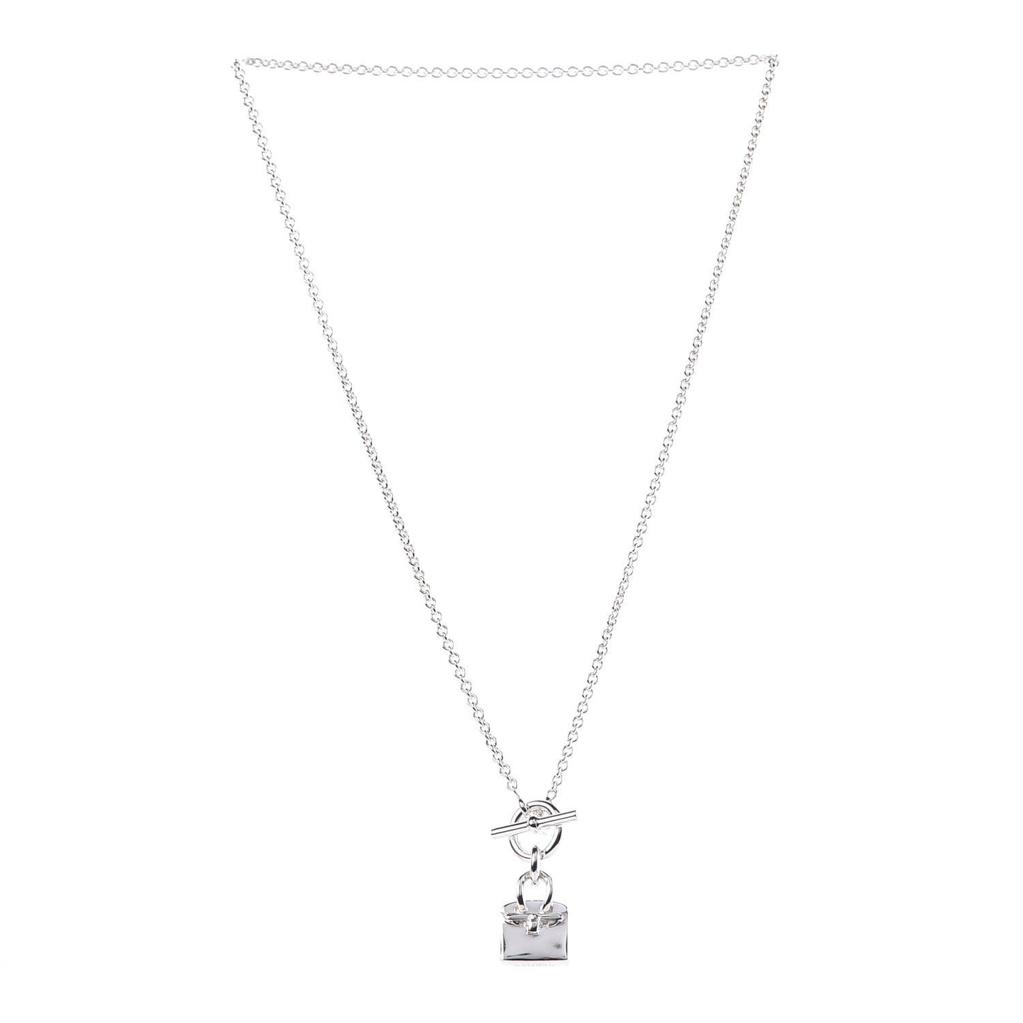Sterling Silver Birkin Amulette Pendant Necklace