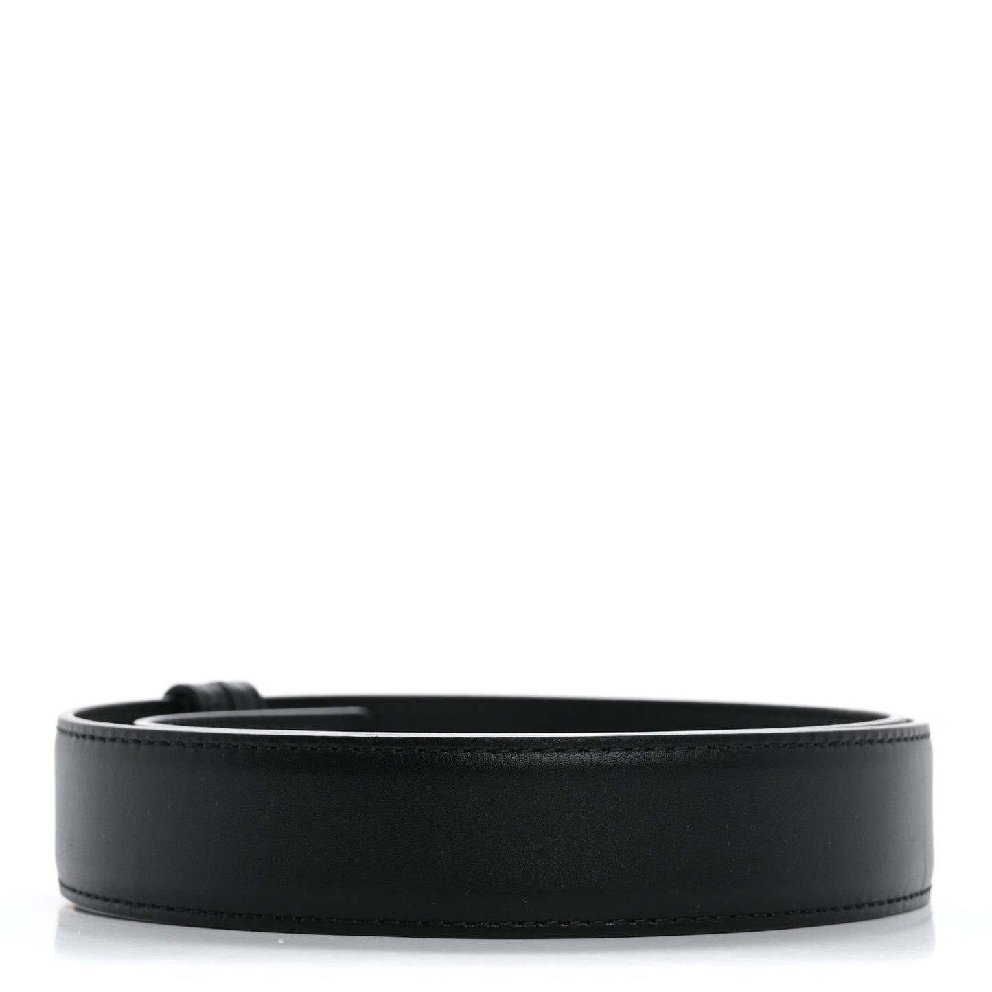 Calfskin VLogo The Bold Edition Belt 70 28 Black
