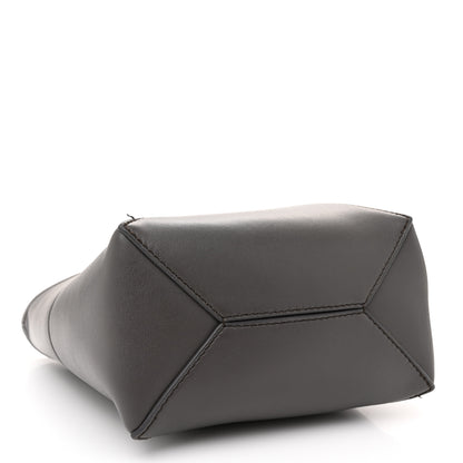 Loewe Shiny Calfskin Mini Puzzle Fold Tote Pearl Grey Dark Grey 4 of 14