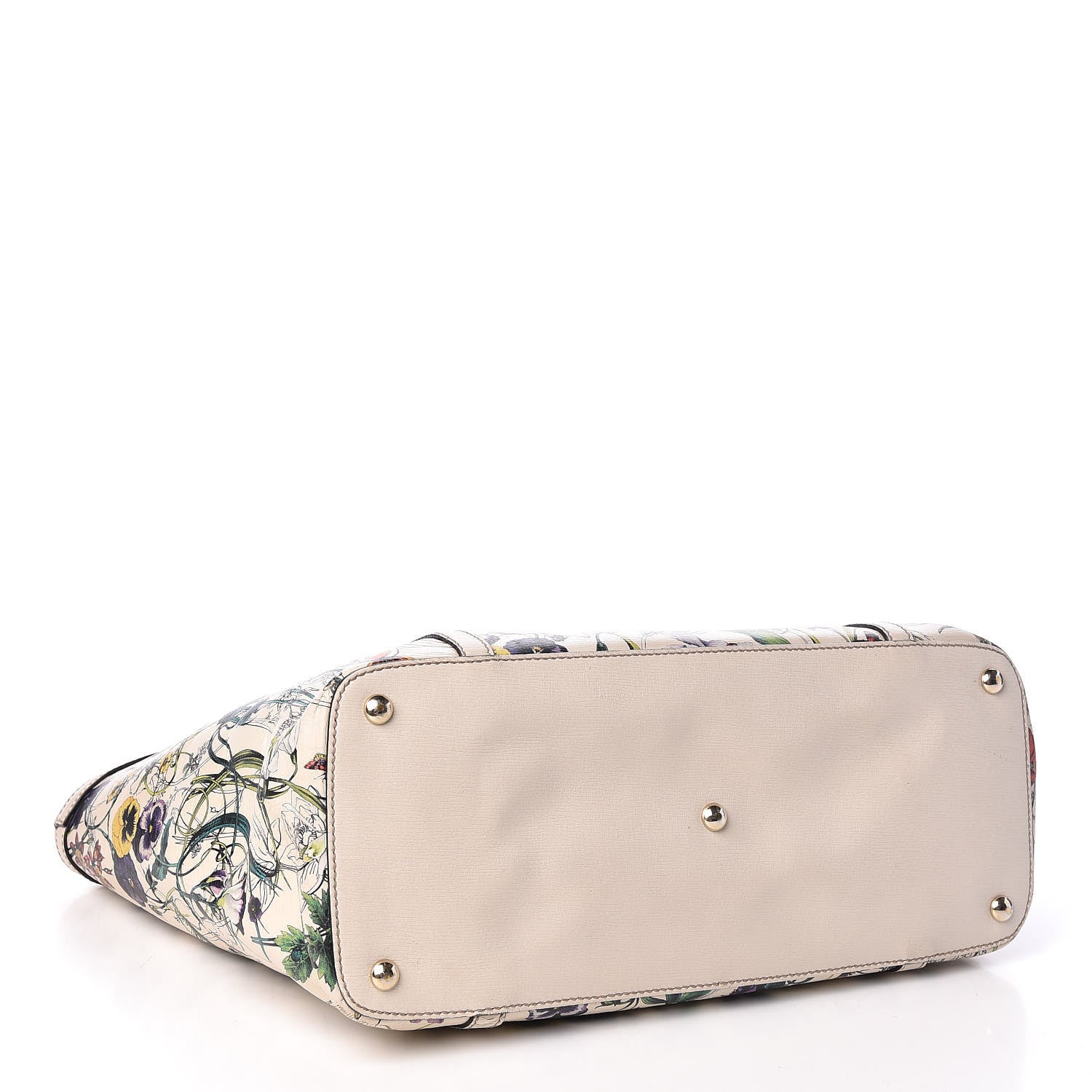 Gucci Calfskin Flora Infinity Medium Nice Tote Off White 4 of 21