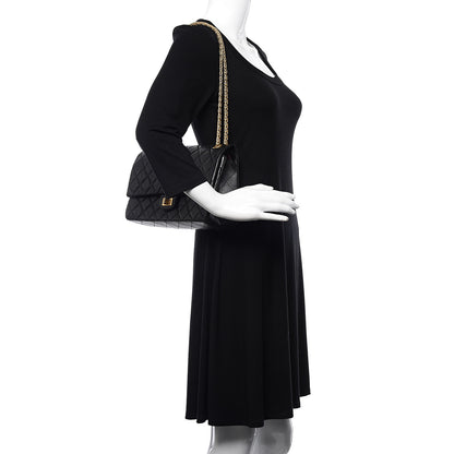 Chanel Aged Calfskin Quilted 2.55 Reissue 226 Flap Black 2 of 13