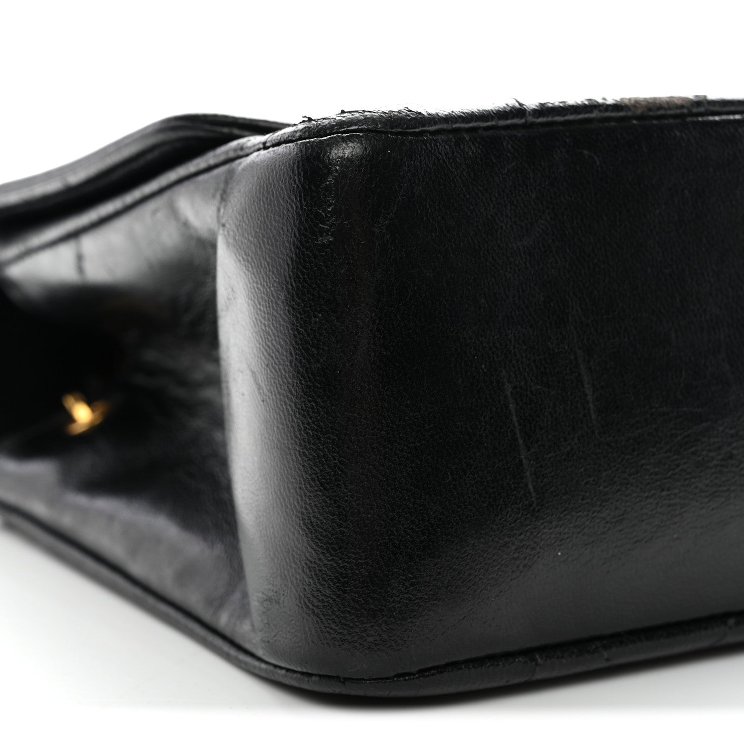 Chanel Lambskin Quilted Small Single Flap Black 26 of 37