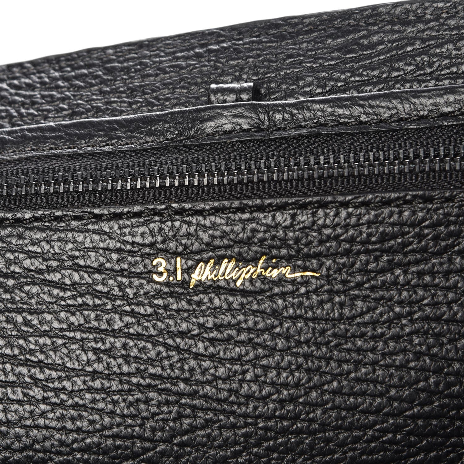 3.1 Phillip Lim 3.1 Textured Calfskin Large Pashli Satchel Black 7 of 7