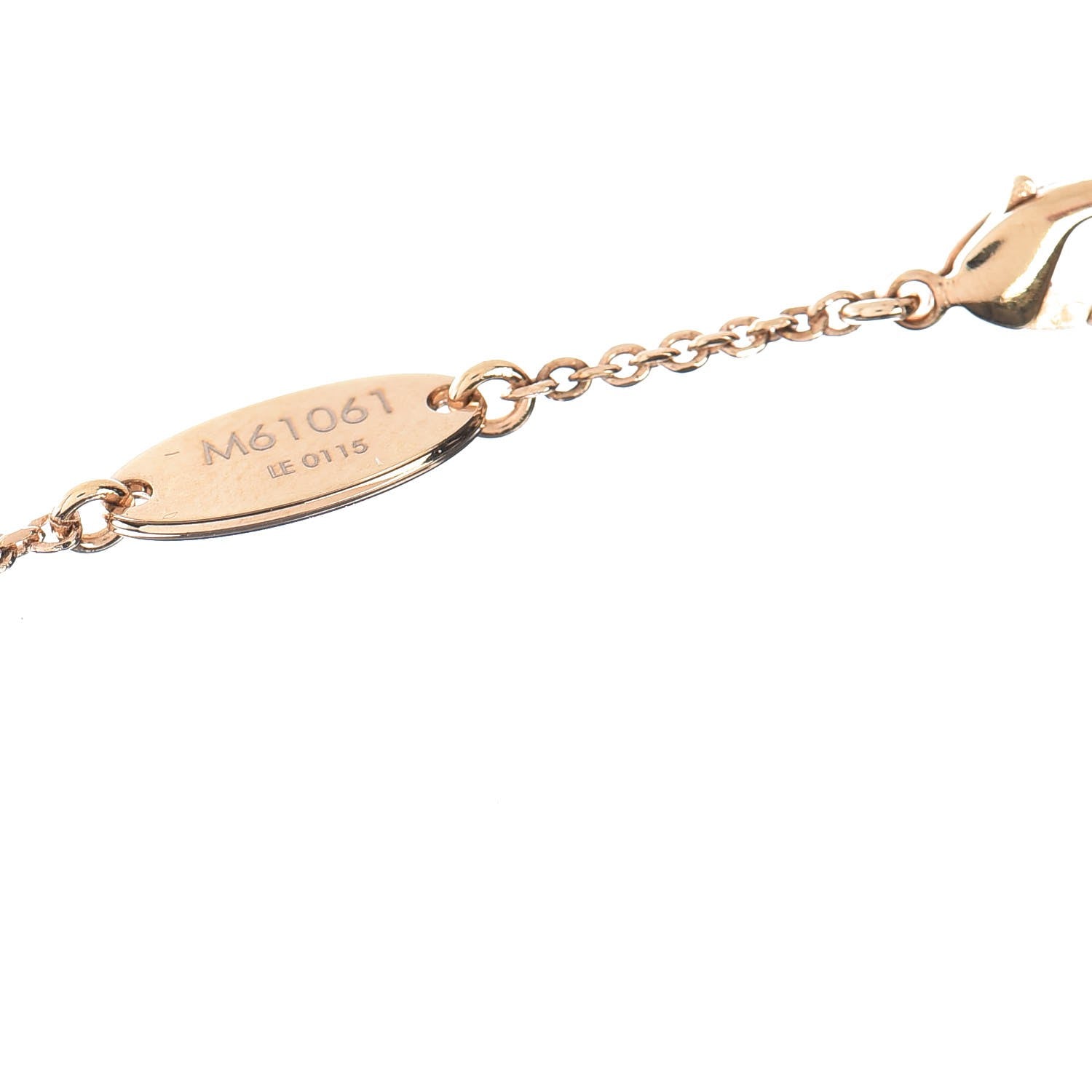 Louis Vuitton LV And Me Letter F Necklace Gold 6 of 8