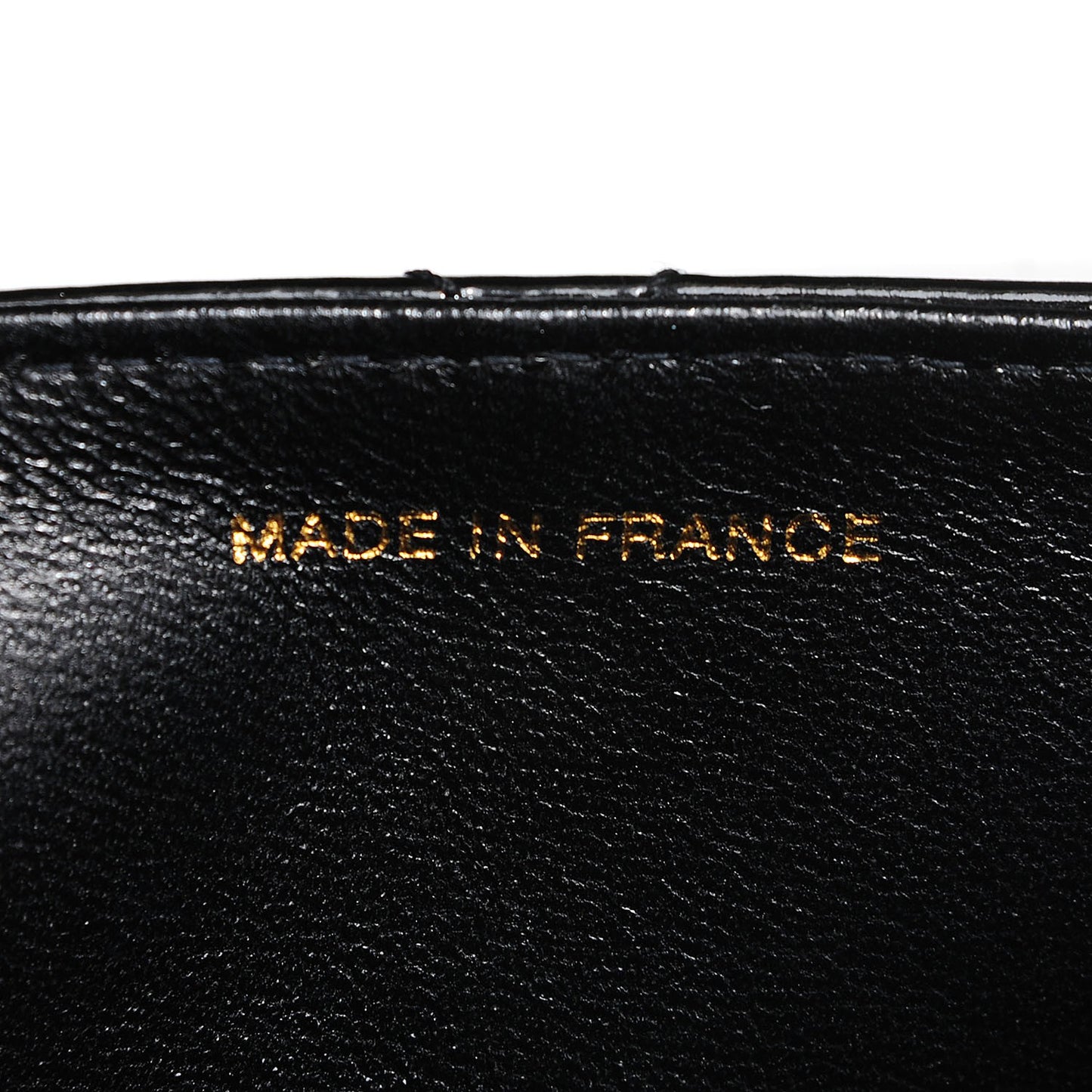 Patent Medium Kelly Flap Bag Black