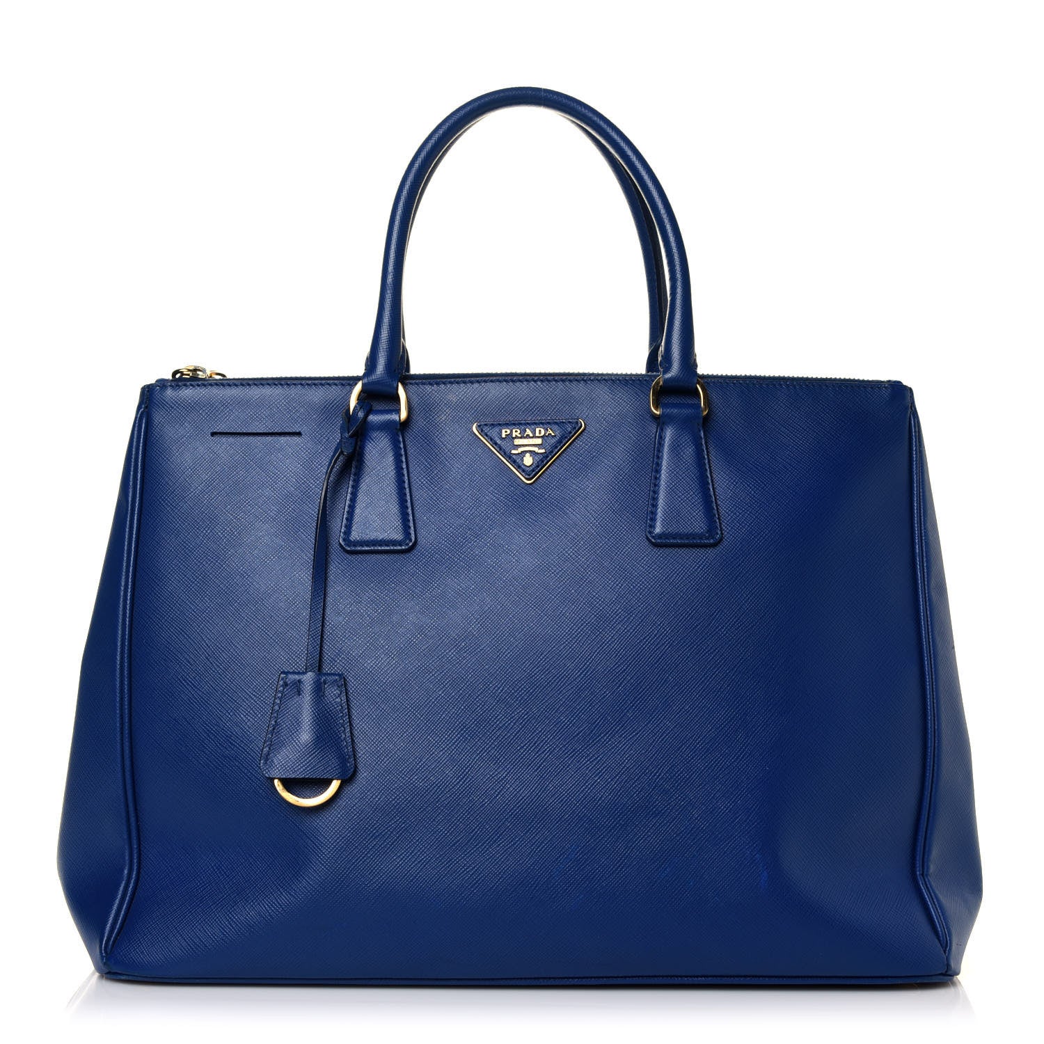 Prada Saffiano Large Galleria Double Zip Tote Bluette 1 of 32