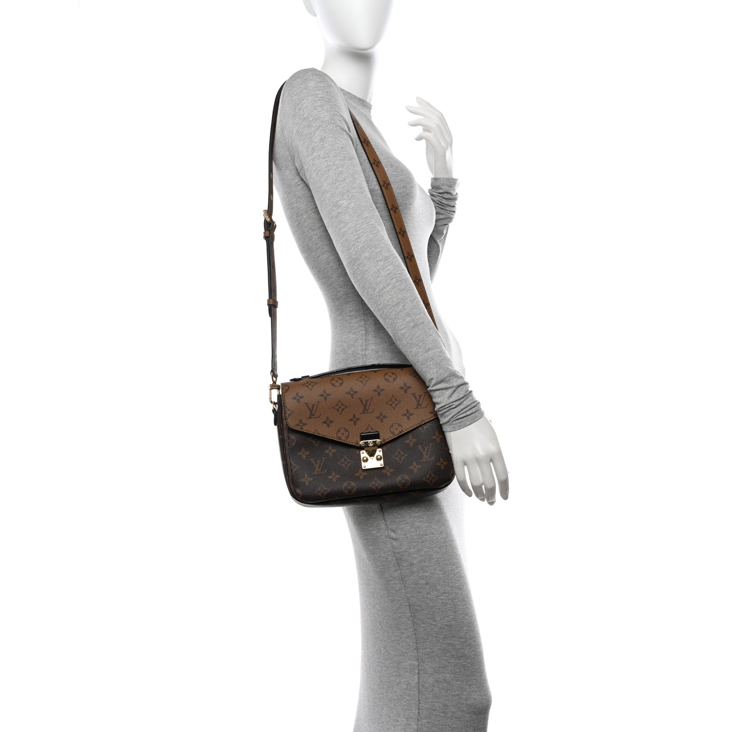 Louis Vuitton Reverse Monogram Pochette Metis 2 of 11