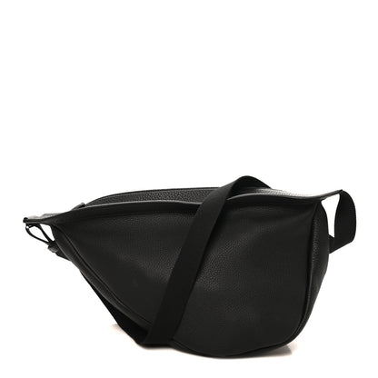 The Row Grained Calfskin Large Slouchy Banana Bag Black 1 of 9
