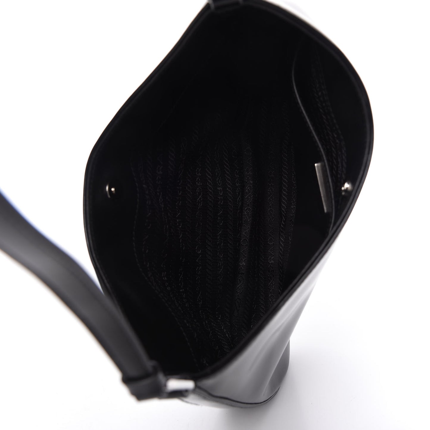 Spazzolato Cleo Shoulder Bag Black