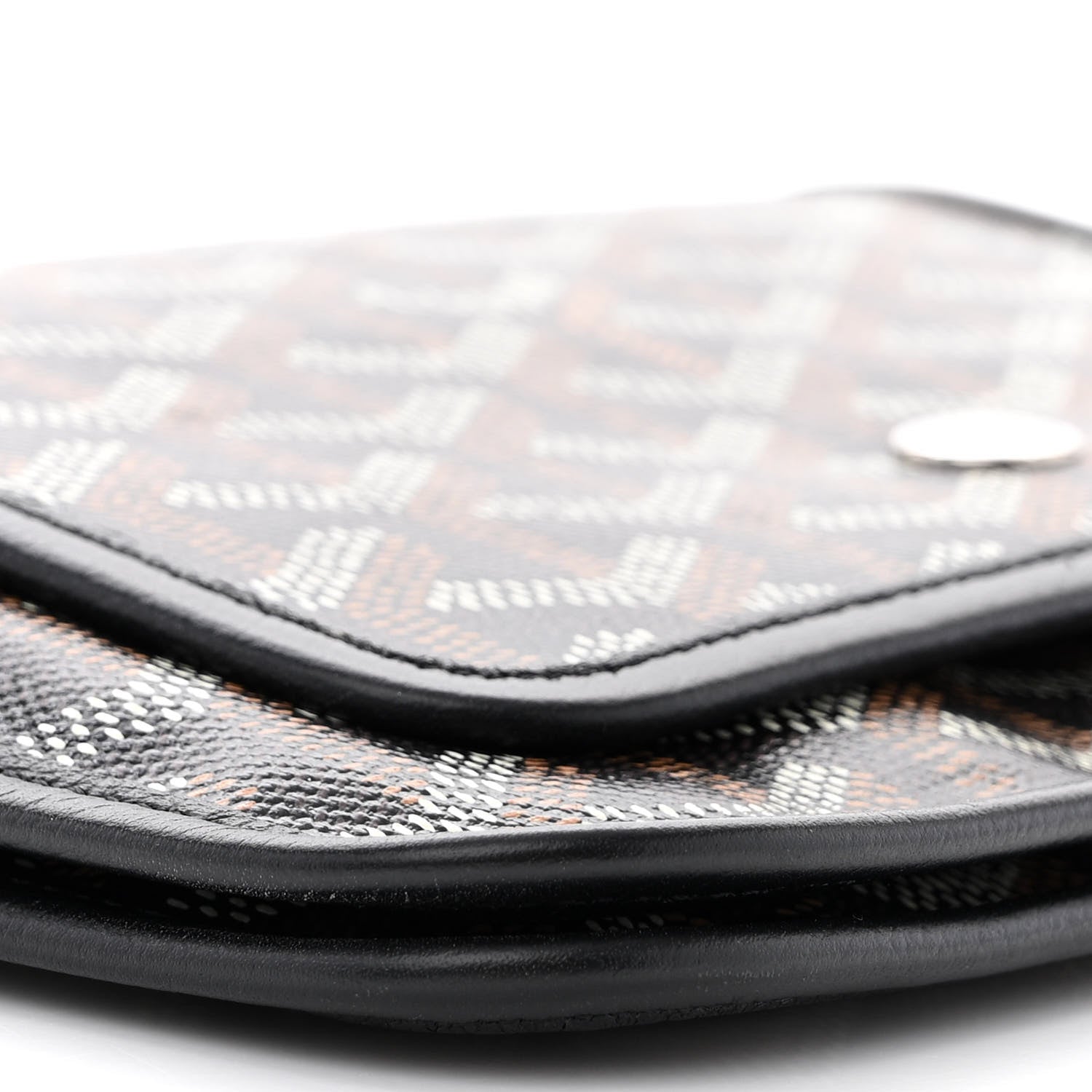 Goyard Goyardine Plumet Wallet Clutch Black 10 of 12