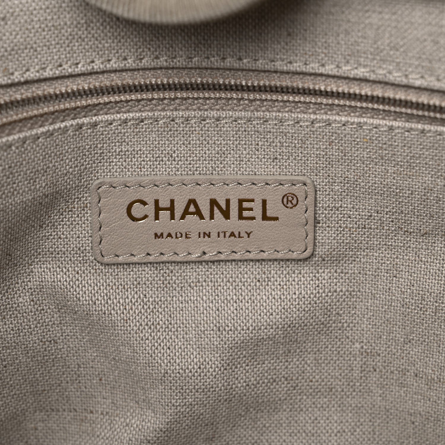 Chanel Mixed Fibers Small Deauville Tote Beige Black 7 of 12