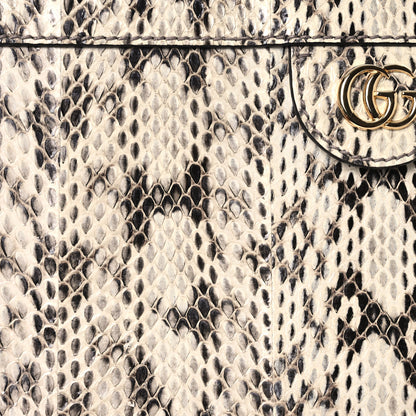 Gucci Snakeskin GG Small Ophidia Chain Shoulder Bag Roccia 10 of 15