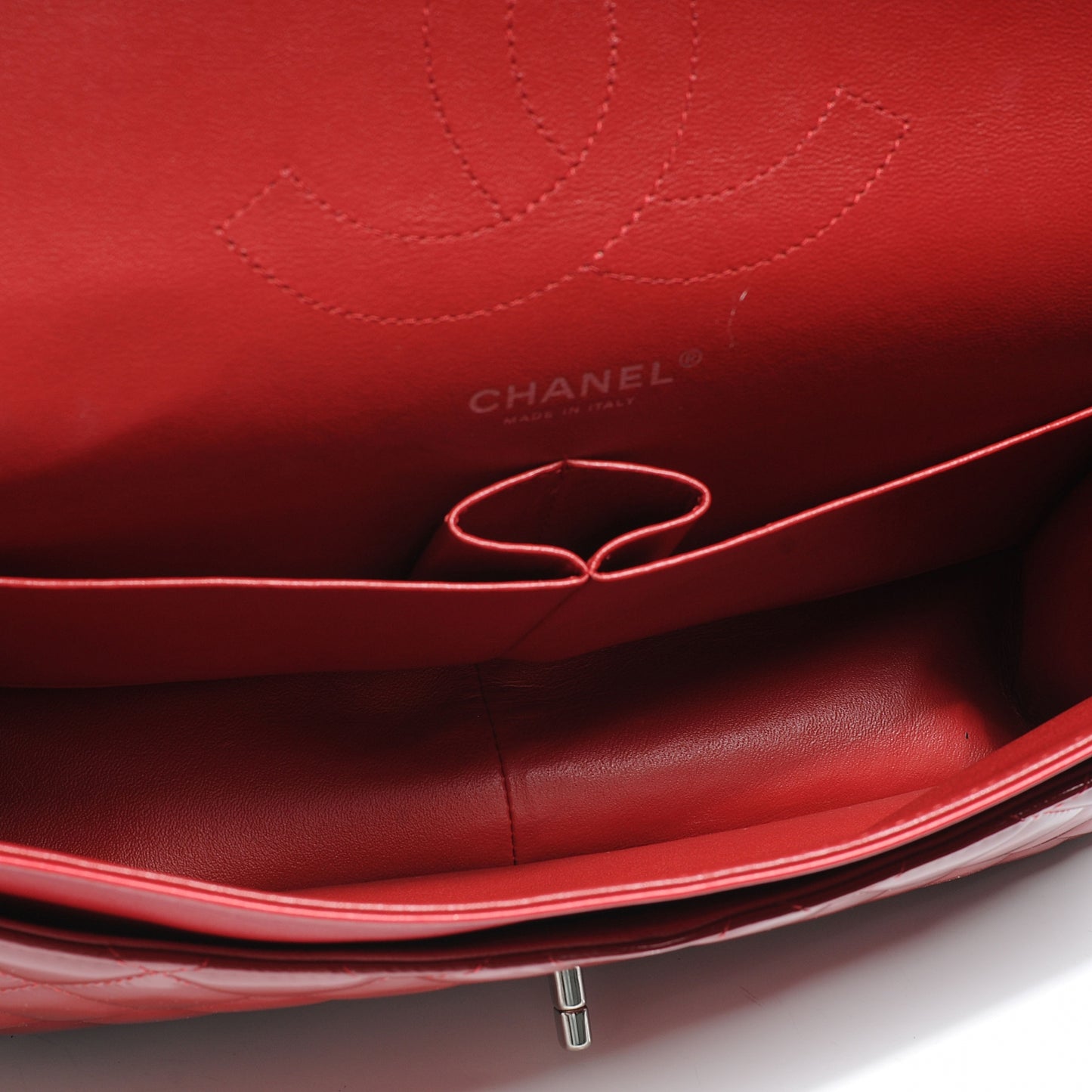 Patent Jumbo Double Flap Red