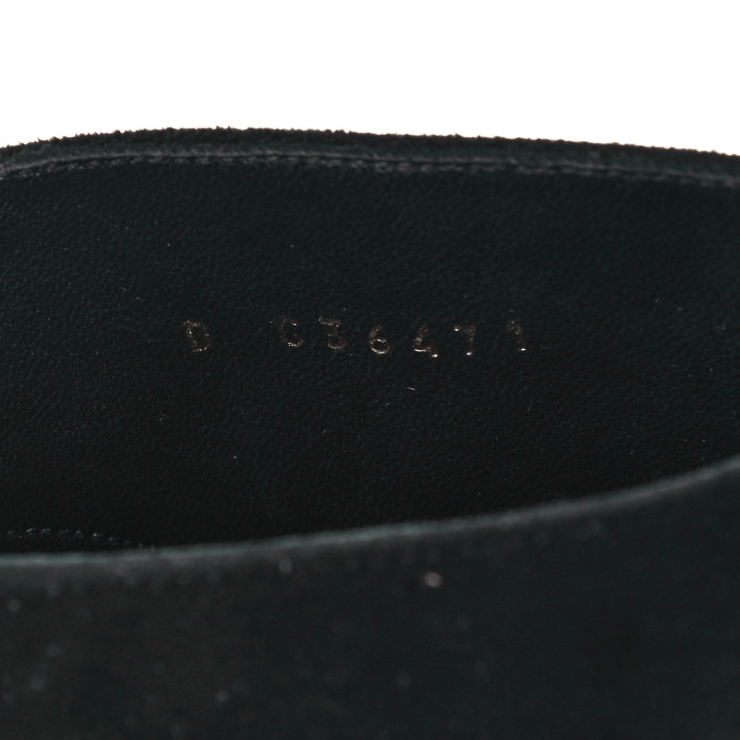 Suede Calfskin Pearl Cap Toe Short Boots 37 Black